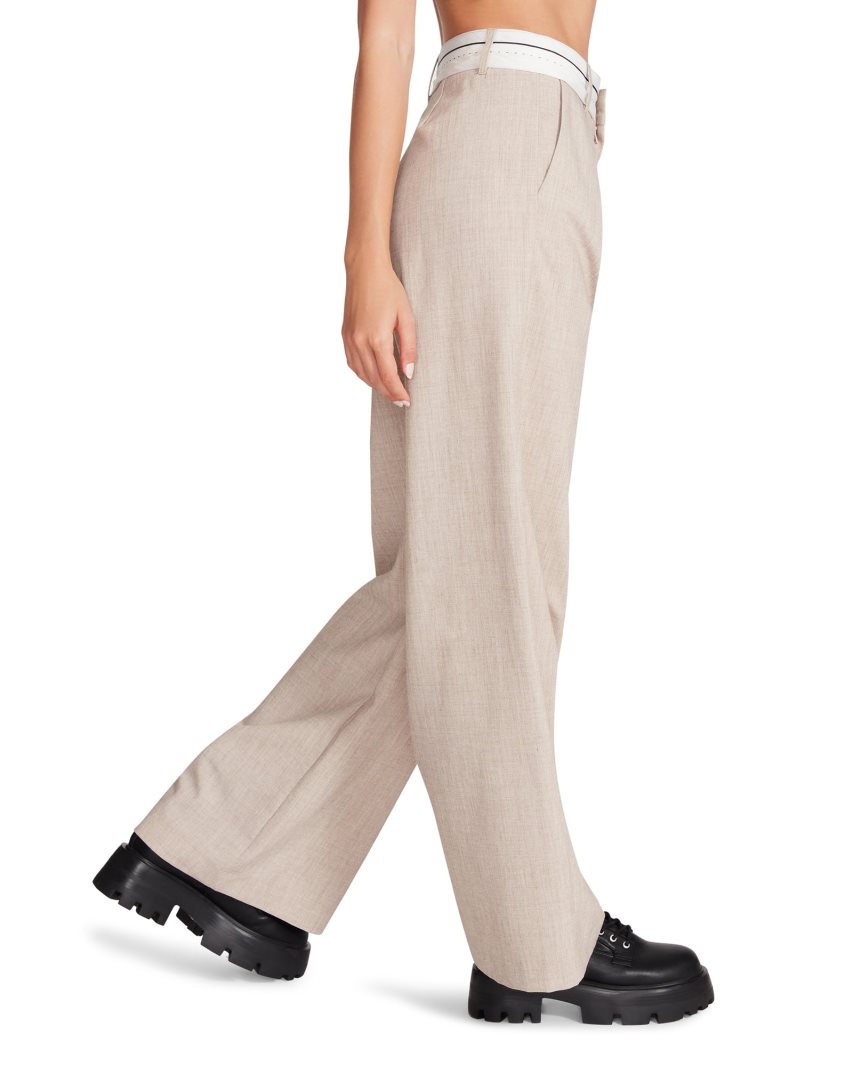 Beige Steve Madden Izzie Women's Pants | PH 6075PZC